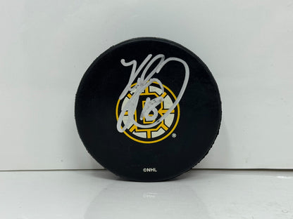 Kyle McLaren Boston Bruins Signed NHL Autograph Puck Silver Auto w/COA