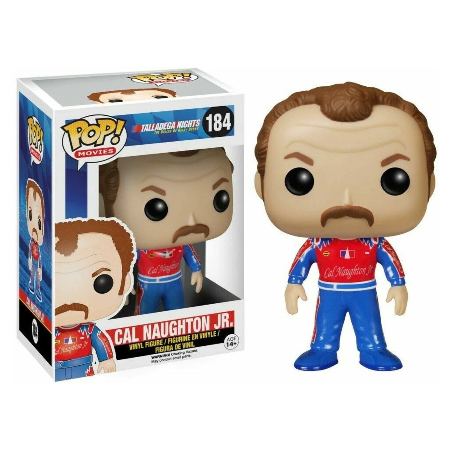 Funko Pop! Movies Talladega Nights #184 Cal Naughton Jr. Vinyl Figure