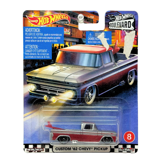 Hot Wheels Premium Boulevard Custom 1962 Chevy Pickup 1:64 Diecast