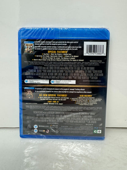 Jumanji Welcome to the Jungle (Blu-ray) Dwayne Johnson Adventure New & Sealed!!!