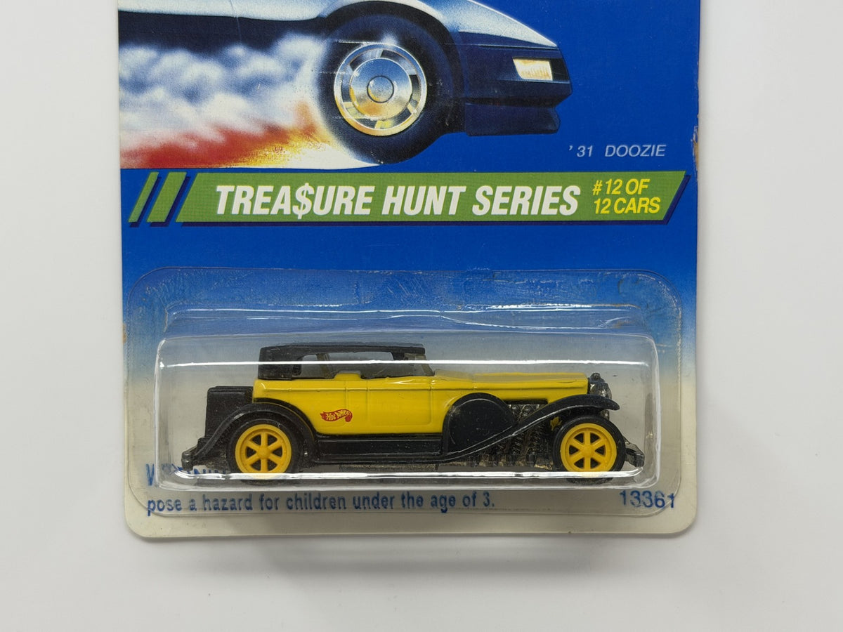 Hot Wheels 1995 Treasure Hunt Series 1931 Doozie 1:64 Diecast Yellow
