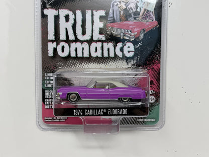 Greenlight Hollywood True Romance 1974 Cadillac Eldorado 1:64 Diecast