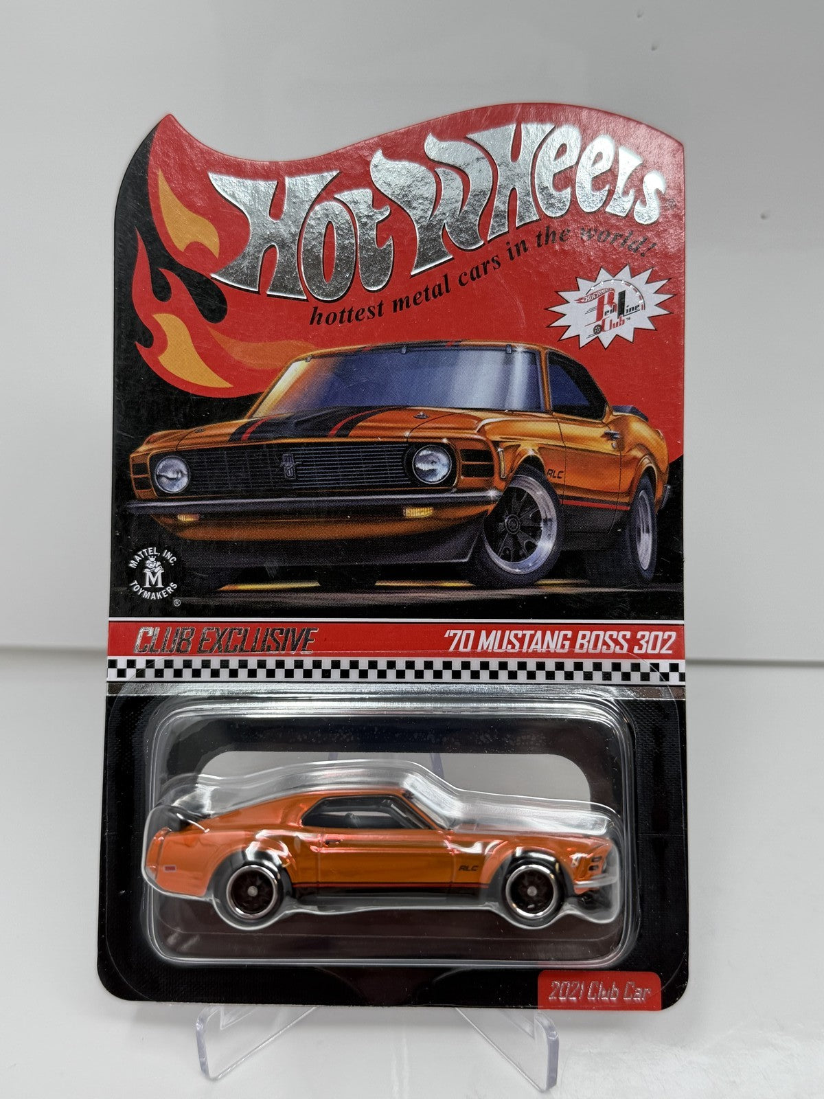 Hot Wheels RLC Red Line Club 2021 Club 1970 Ford Mustang Boss 302 1:64 Diecast