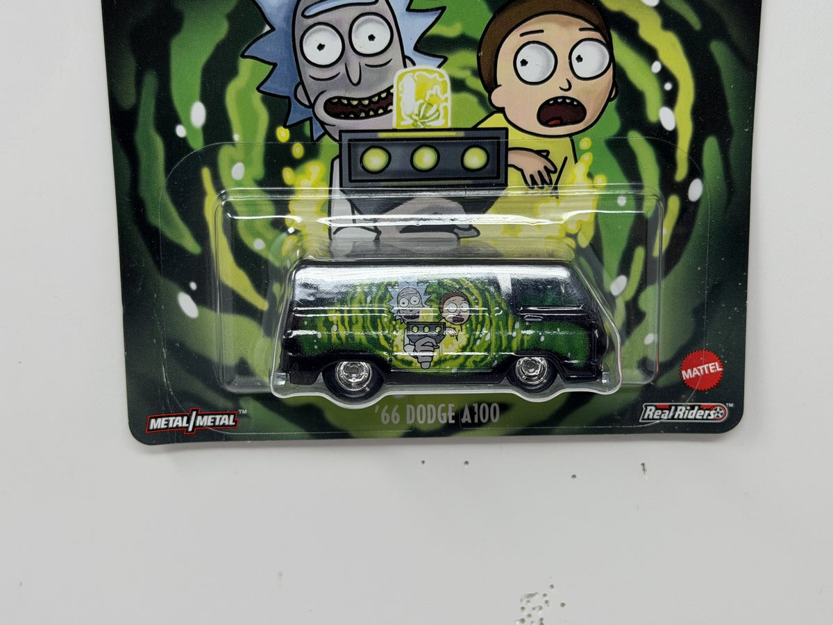 Hot Wheels Premium Rick and Morty 1966 Dodge A100 1:64 Real Riders