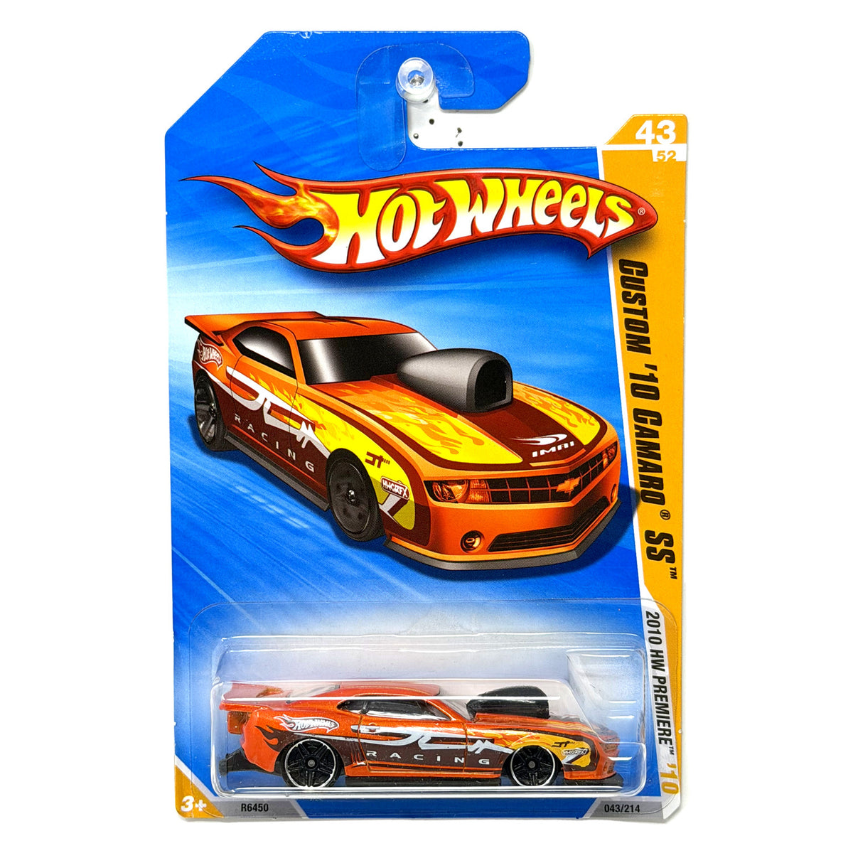 Hot Wheels HW Premiere Custom 2010 Chevrolet Camaro SS 1:64 Diecast Orange