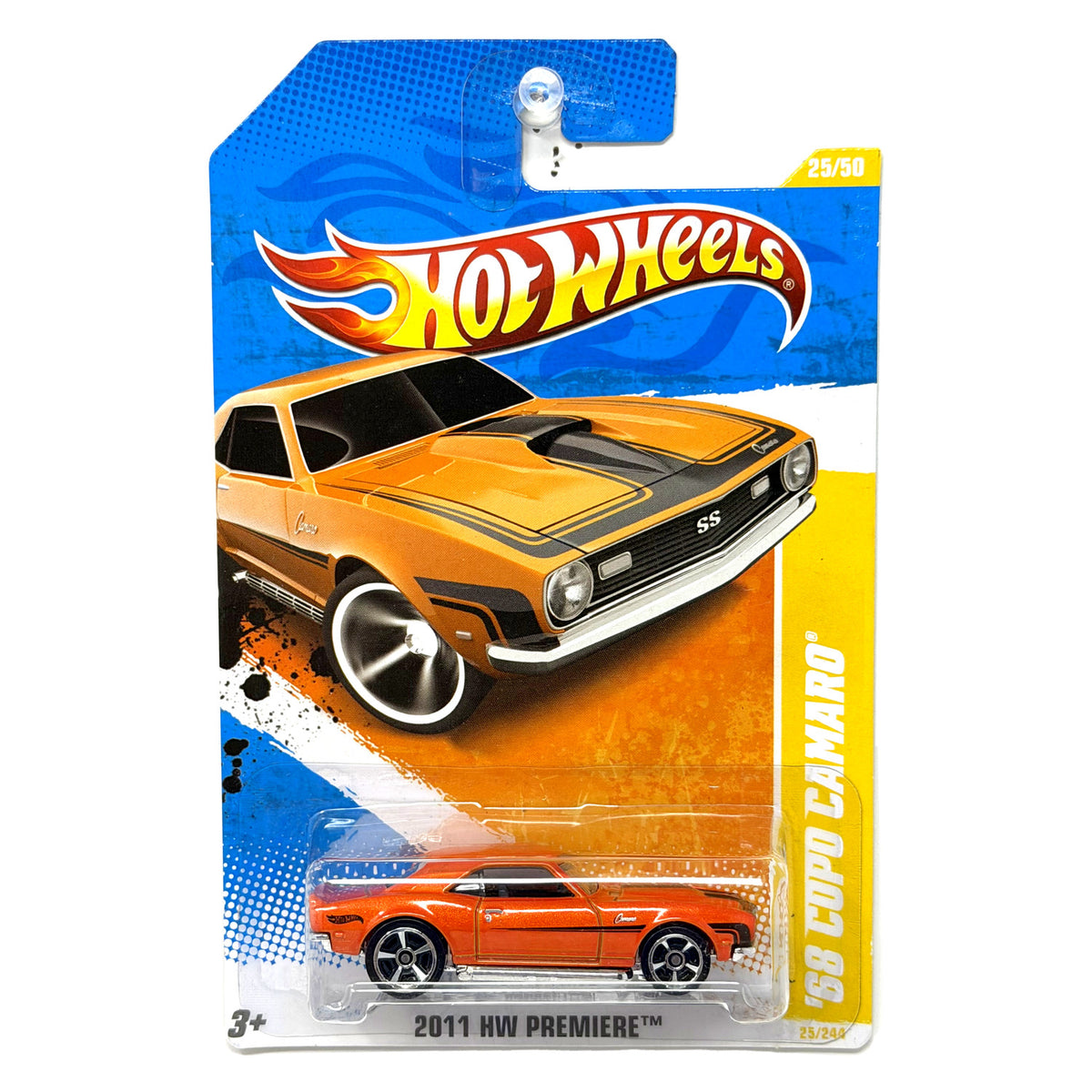 Hot Wheels HW Premiere 1968 COPO Camaro 1:64 Diecast Orange
