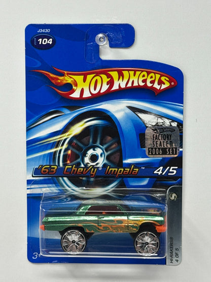Hot Wheels Hi-Rakers 1963 Chevy Impala 1:64 Diecast Factory Sealed