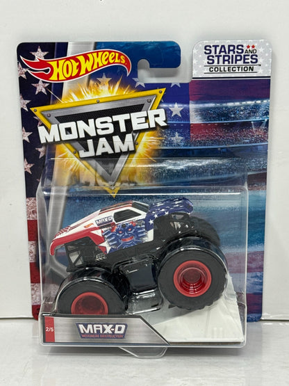 Hot Wheels Monster Jam Stars and Stripes Max-D 1:64 Diecast