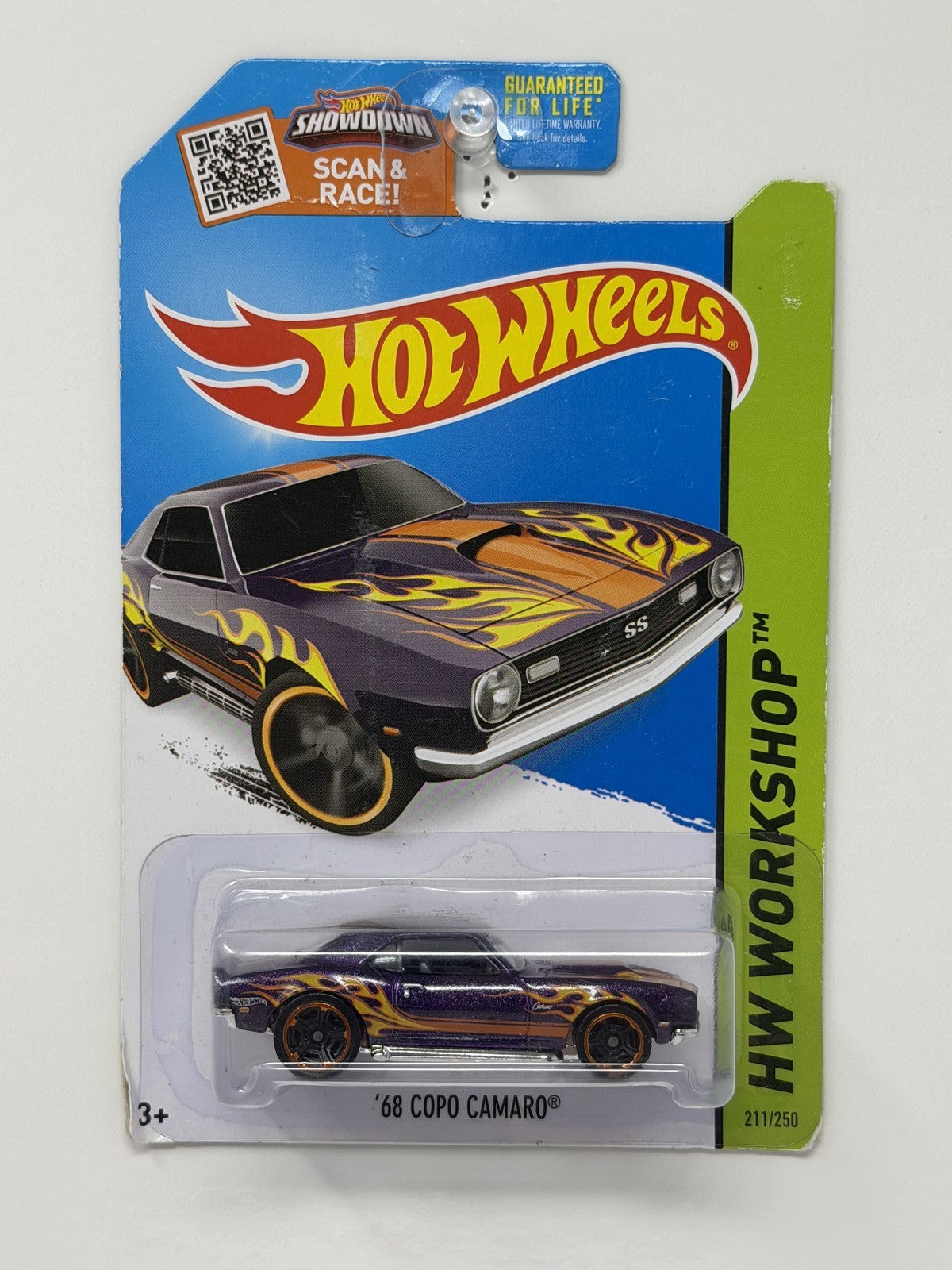 Hot Wheels HW Workshop 1968 COPO Camaro 1:64 Diecast Purple