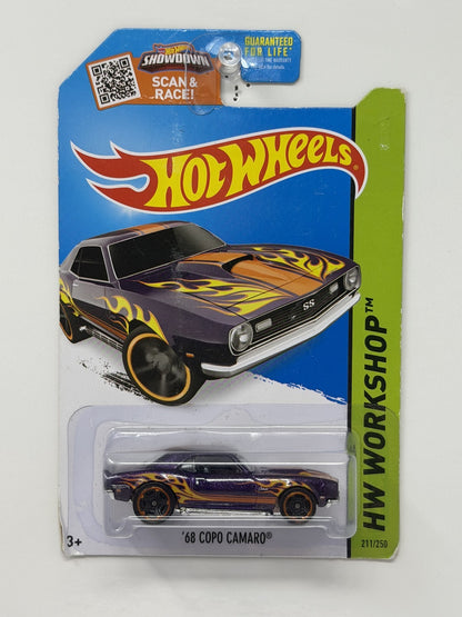 Hot Wheels HW Workshop 1968 COPO Camaro 1:64 Diecast Purple