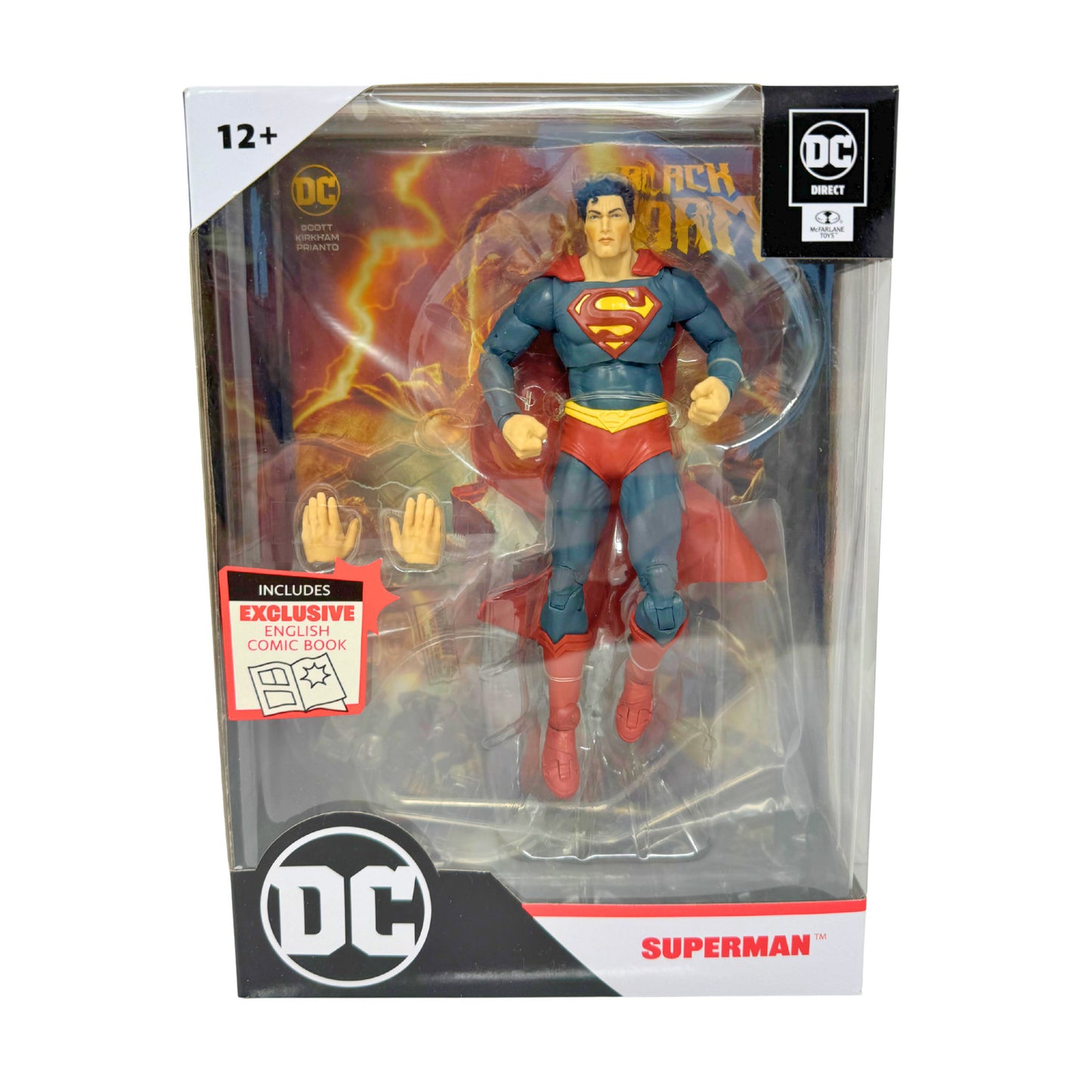 McFarlane DC Direct Page Punchers Black Adam Superman Action Figure