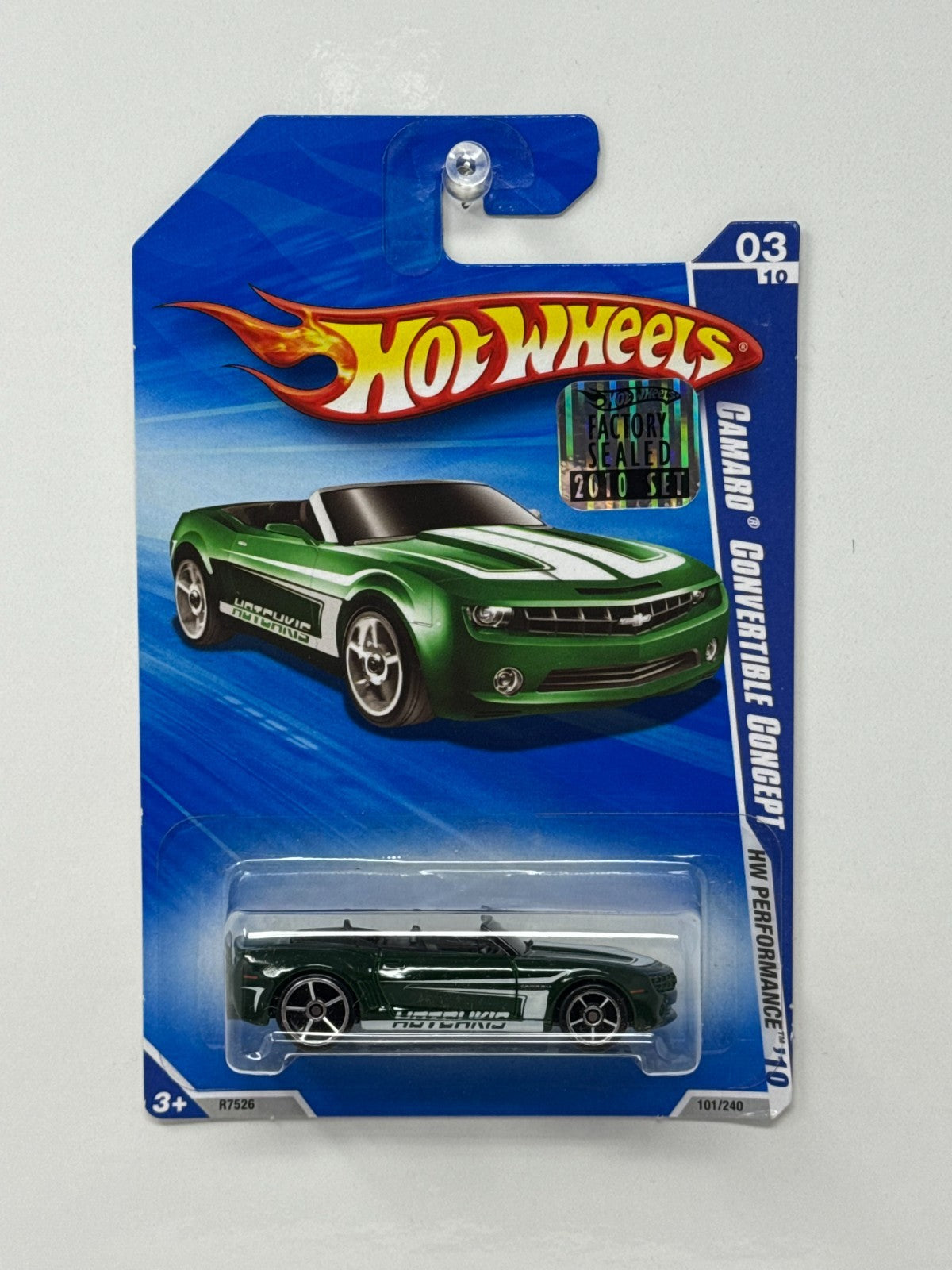 Hot Wheels Performance Chevy Camaro Concept 1:64 Diecast Factory Sealed Green