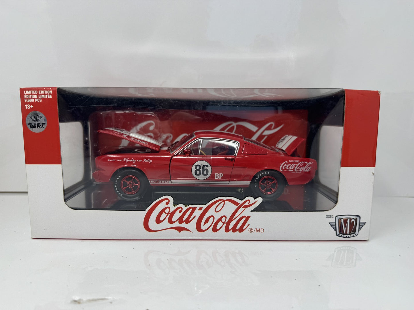 M2 Machines Coca-Cola 1965 Shelby GT350R CHASE 1:24 Diecast