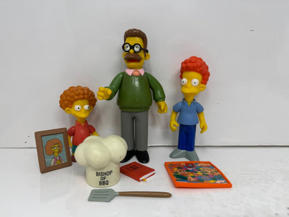 Simpsons World of Springfield Flanders Family Figure Set Playmates
