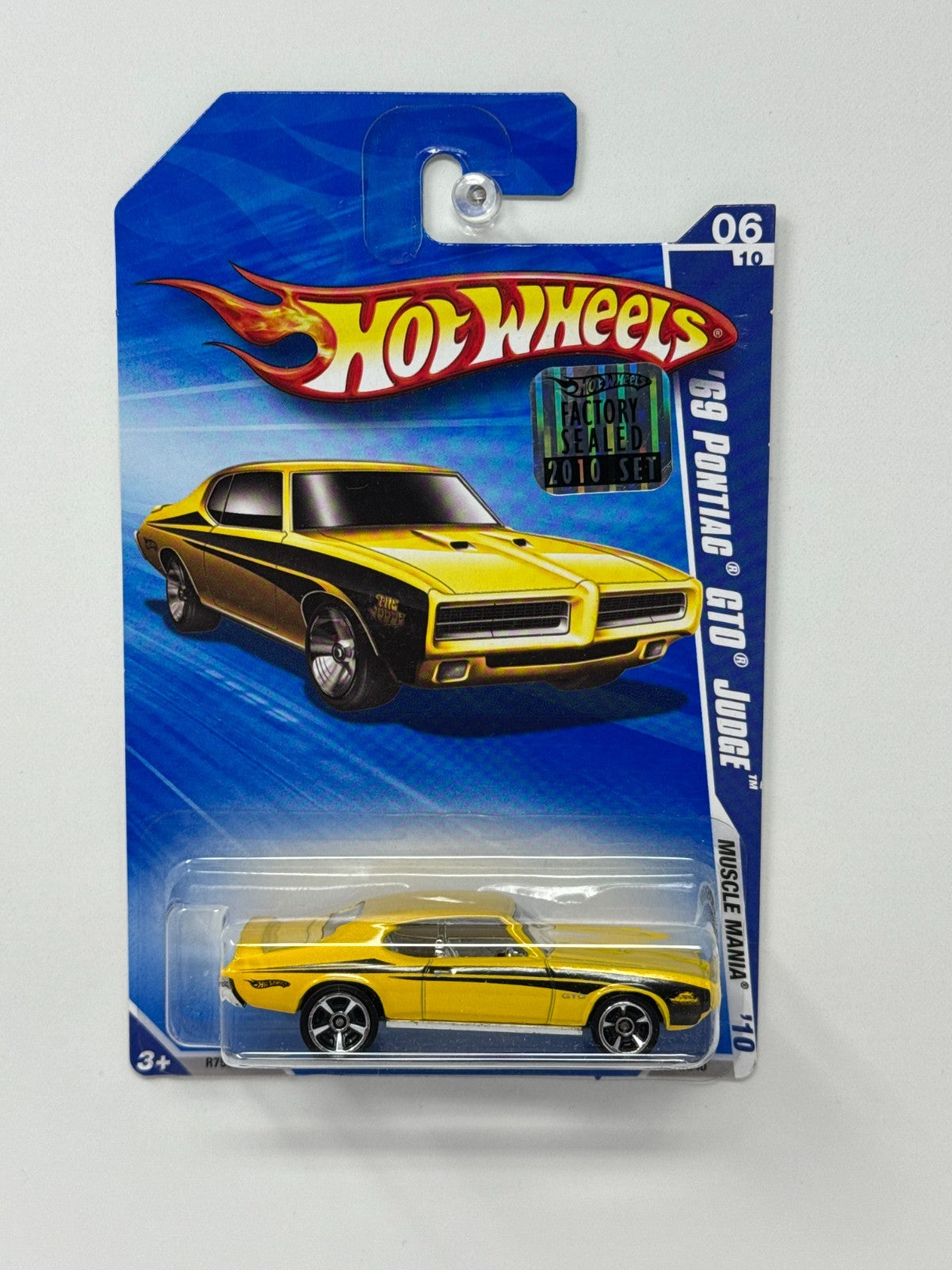 Hot Wheels Muscle Mania 1969 Pontiac GTO Judge 1:64 Diecast Factory Sealed