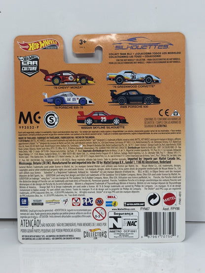 Hot Wheels Premium Silhouettes 1978 Porsche 935-78 1:64 Diecast