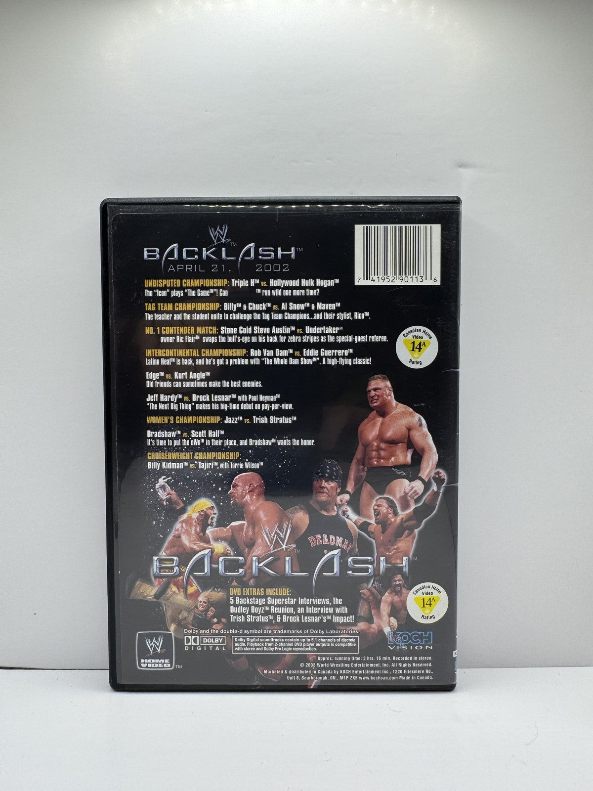 WWE Backlash 2002 (DVD) WWE Wrestling