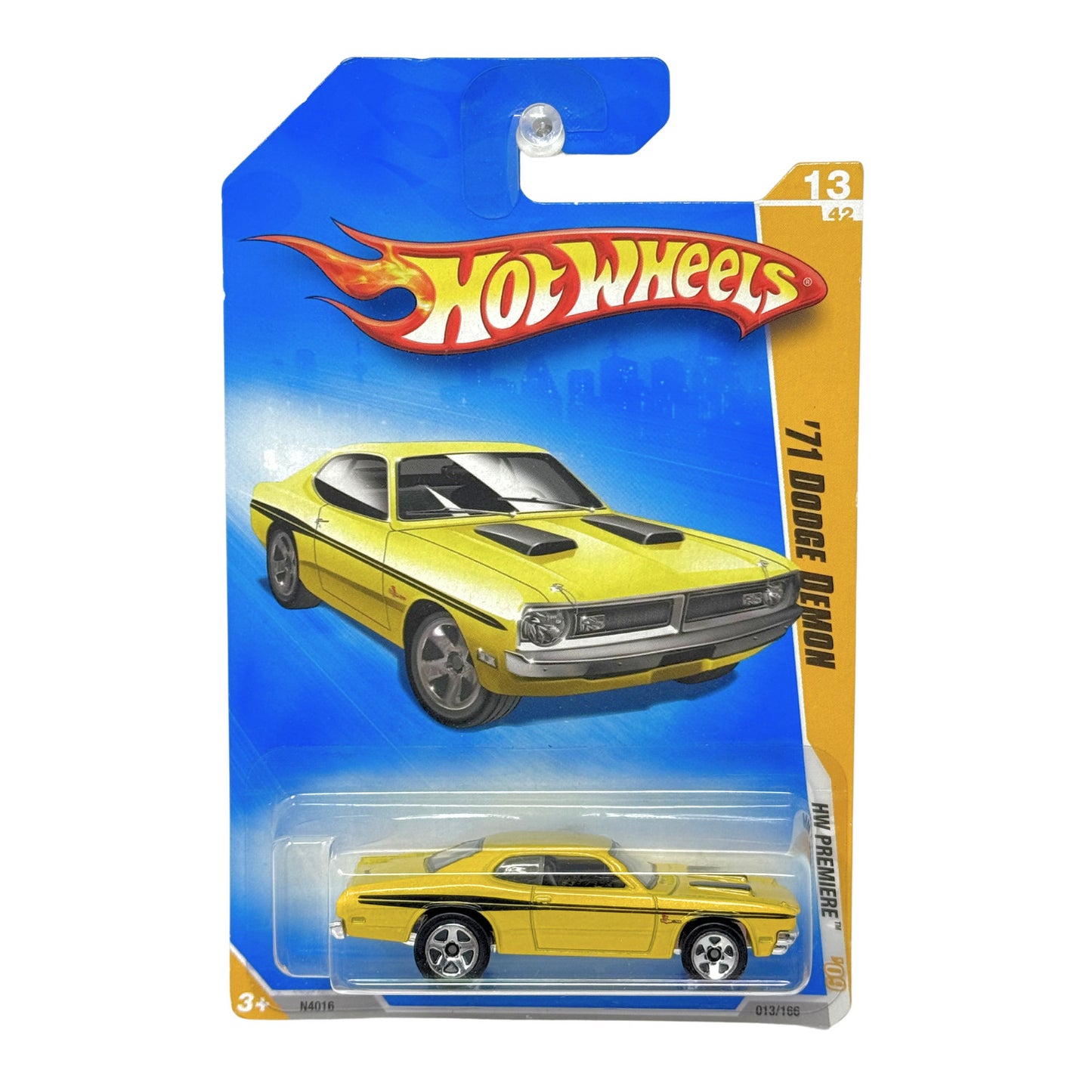 Hot Wheels Premiere 2009 1971 Dodge Demon 1:64 Diecast Yellow