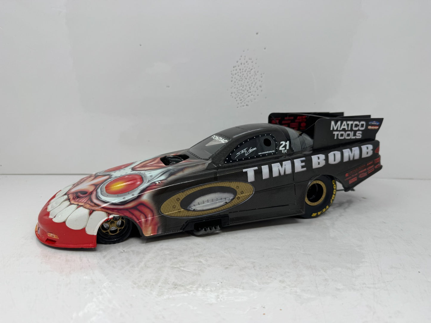 Milestone Scotty Cannon NHRA Oakley Time Bomb Firebird Funny Car 1:16 Scale