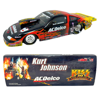 Action NHRA Kurt Johnson Kiss 30th Anniversary Cavalier Pro Stock 1:24 Diecast