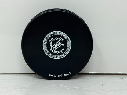 Matthew Barnaby Tampa Bay Lightning Signed NHL Autograph Puck Silver Auto