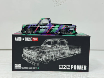 Kaido House Mini GT Chevrolet Silverado Kaido HKS V1 1:64 Diecast