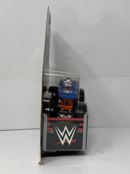 Hot Wheels Monster Trucks WWE John Cena 1:64 Diecast Blue and Orange