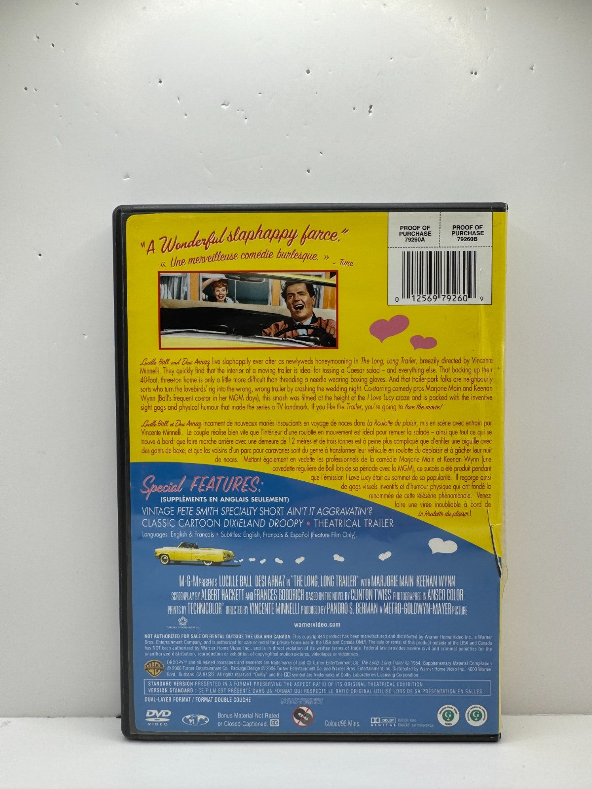 The Long Long Trailer (DVD) Lucille Ball Comedy