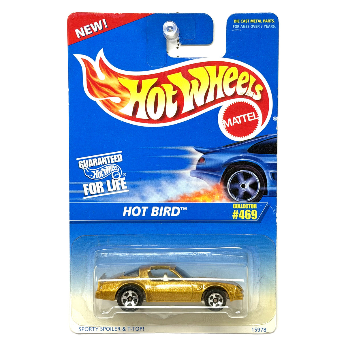 Hot Wheels Pontiac Hot Bird Collector 469 1:64 Diecast Gold V1
