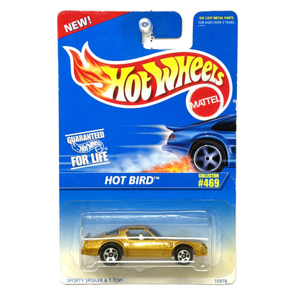 Hot Wheels Pontiac Hot Bird Collector 469 1:64 Diecast Gold V1