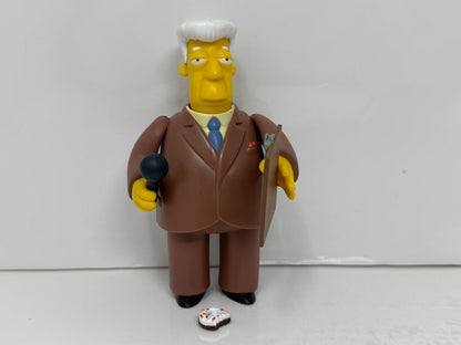 Simpsons World of Springfield Kent Brockman Figure Playmates