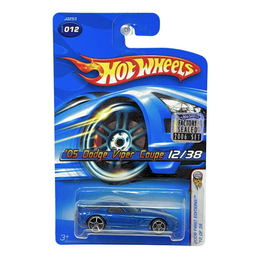 Hot Wheels First Editions 2005 Dodge Viper Coupe 1:64 Diecast Factory Sealed