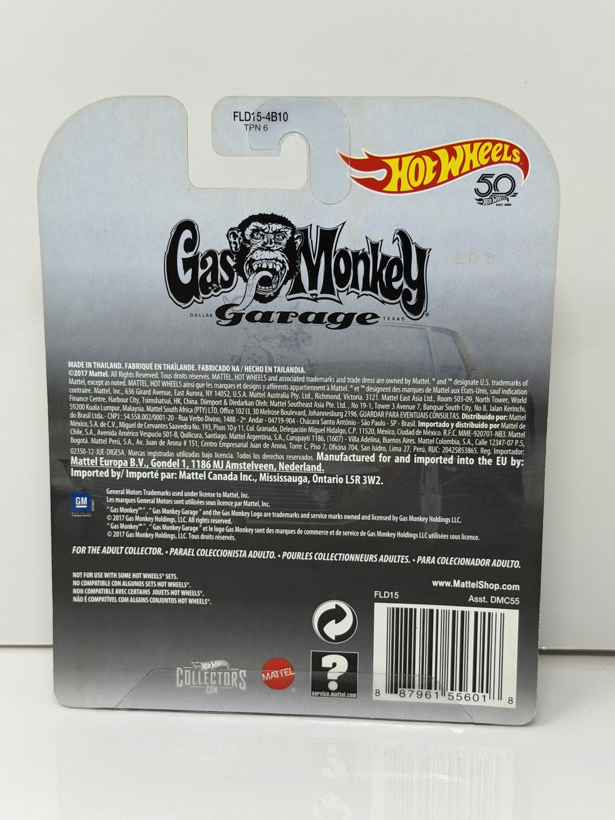 Hot Wheels Retro Entertainment Gas Monkey Garage 1968 Corvette 1:64 Diecast