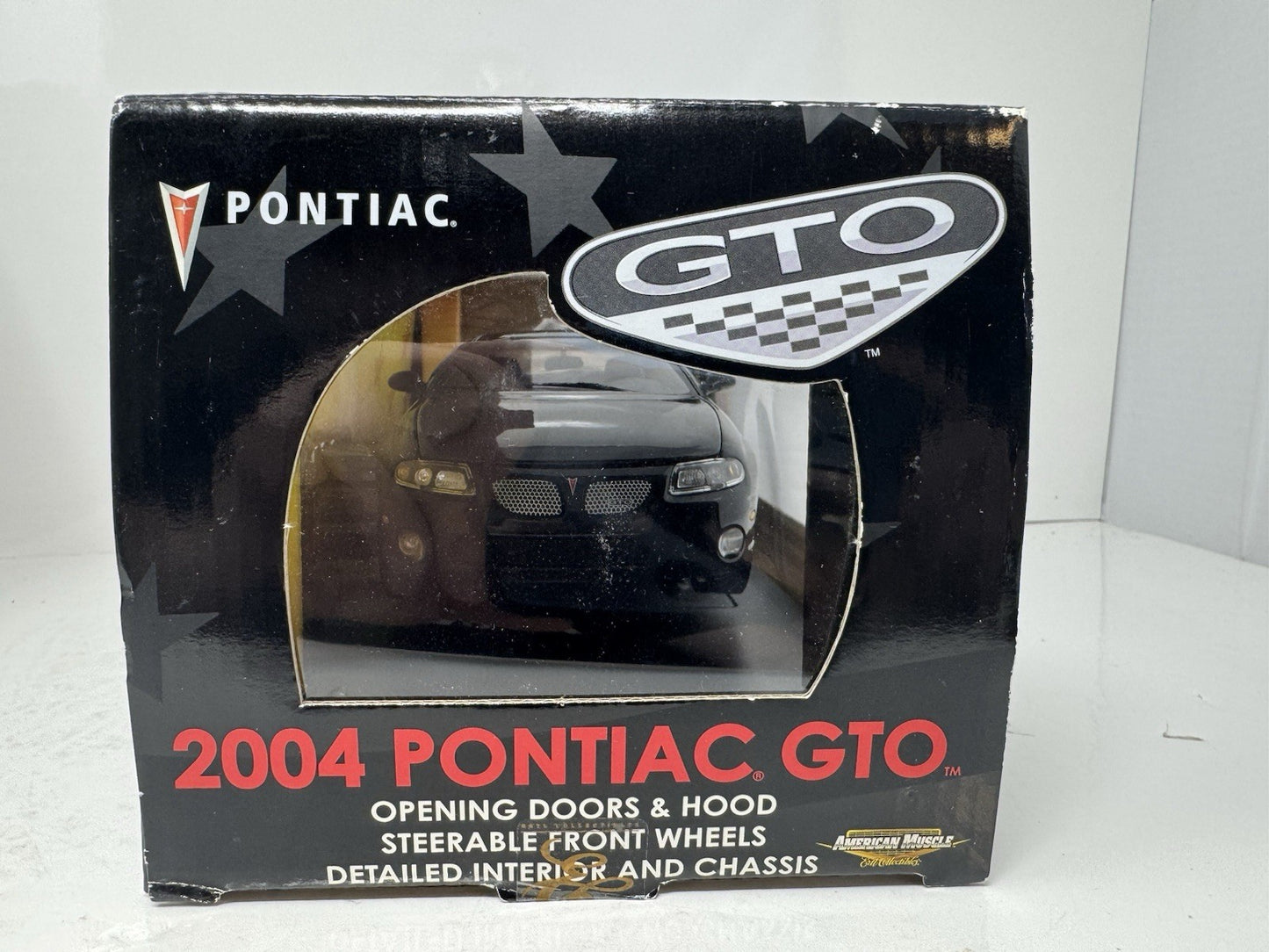 American Muscle 2004 Pontiac GTO Ertl 1:18 Diecast Black 1 of 5000 Limited