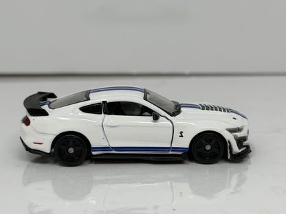 Bburago 2020 Ford Mustang Shelby GT500 White 1:64 Diecast
