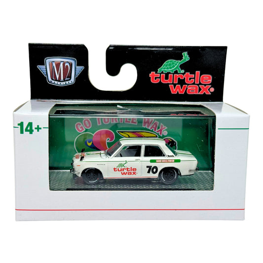 M2 Machines Turtle Wax 1970 Datsun 510 1:64 Diecast