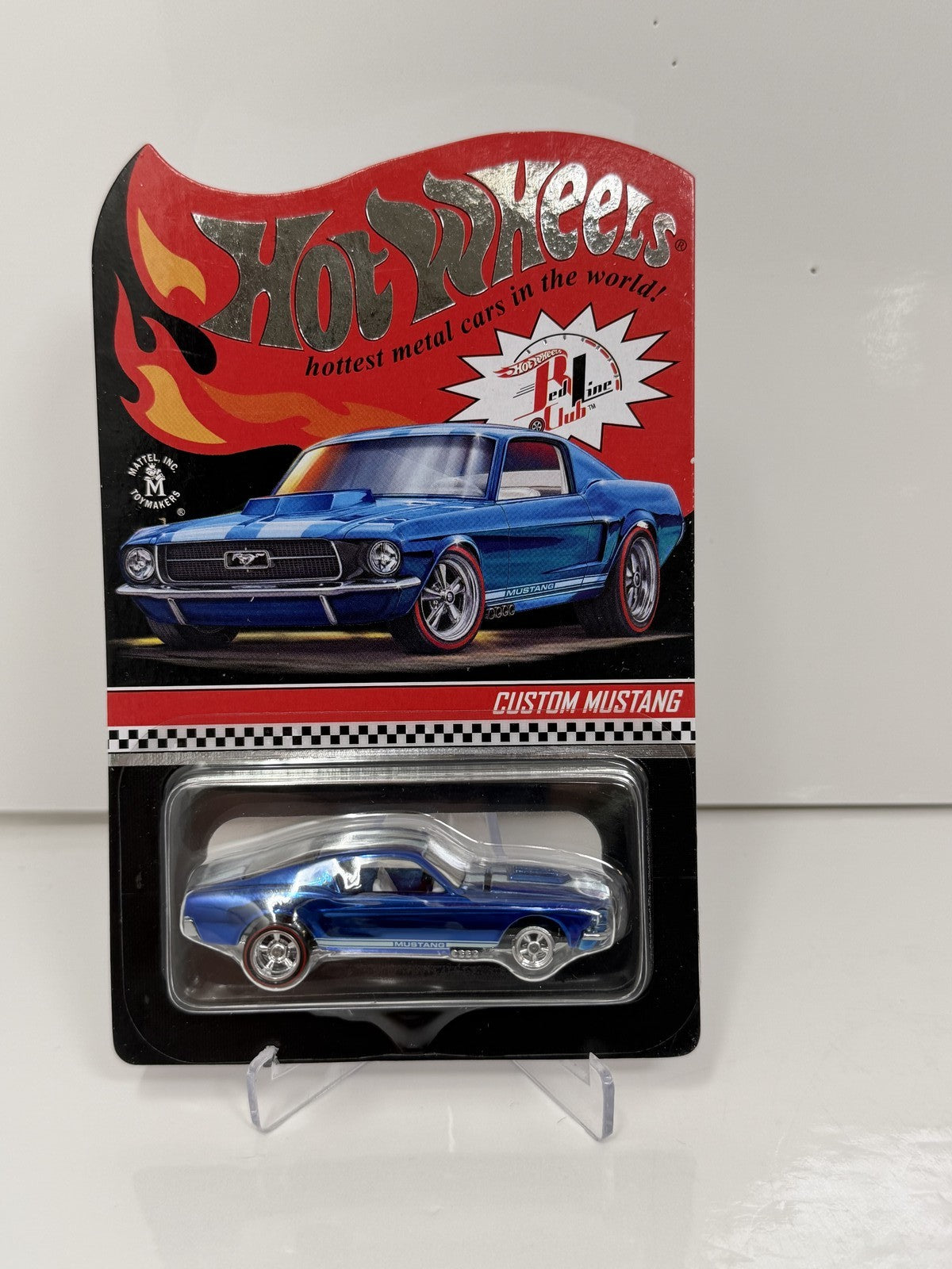 Hot Wheels RLC Red Line Club Custom Mustang Club Exclusive 1:64 Diecast ERROR