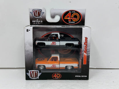 M2 Machines Autozone Auto-Lift 1979 Chevrolet Scottsdale 2-Pack 1:64 Diecast