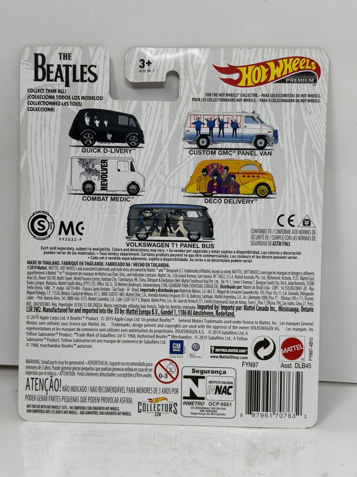Hot Wheels Premium Beatles Revolver Combat Medic 1:64 Diecast Real Riders
