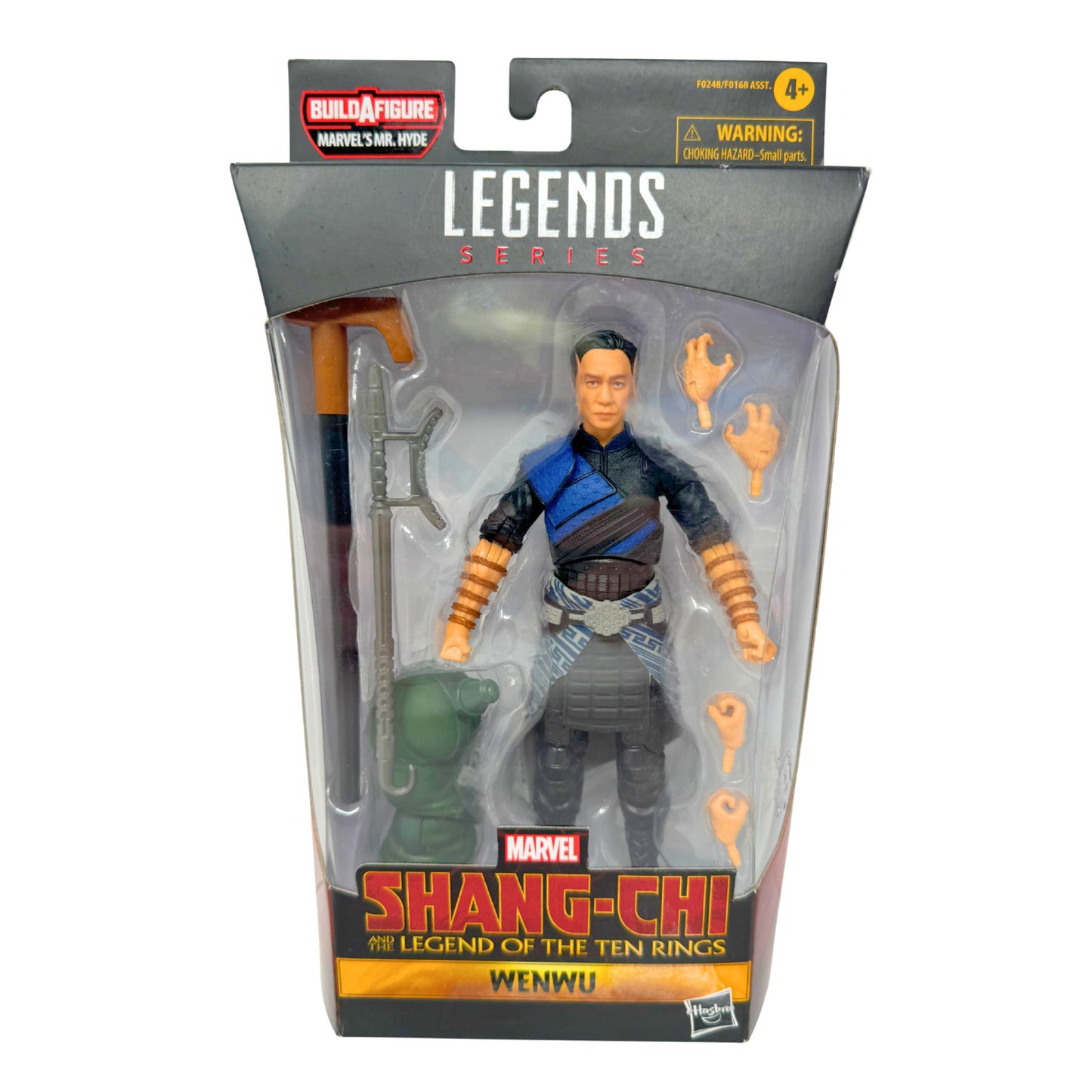 Marvel Legends Shang-Chi Wenwu Action Figure w/ Mr Hyde BAF Piece