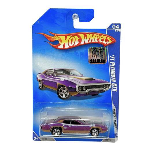 Hot Wheels Muscle Mania 1971 Plymouth GTX 1:64 Diecast Factory Sealed