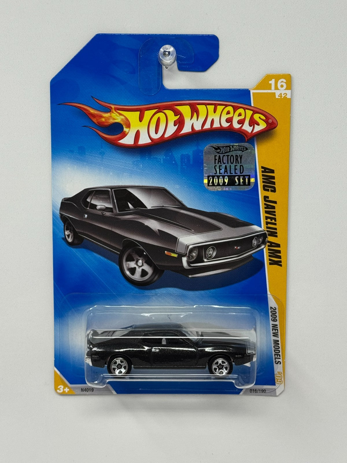 Hot Wheels 2009 New Models AMC Javelin AMX Black 1:64 Diecast Factory Sealed