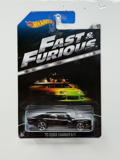Hot Wheels Fast & Furious 1970 Dodge Charger R/T 1:64 Diecast Black