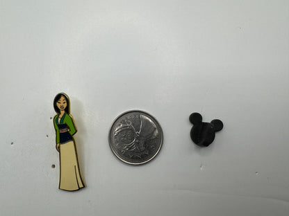 Disney Mulan Princess Glitter Dress Trading Pin DC1S11