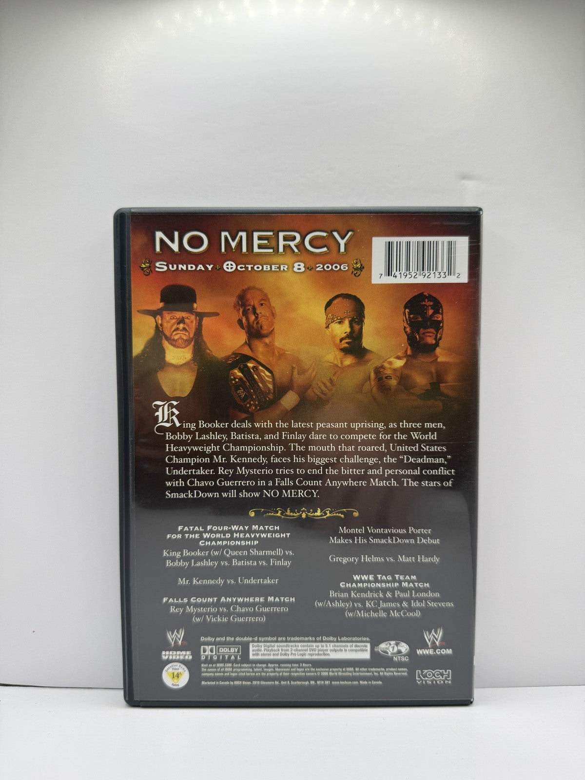 WWE No Mercy 2006 (DVD) WWE Wrestling
