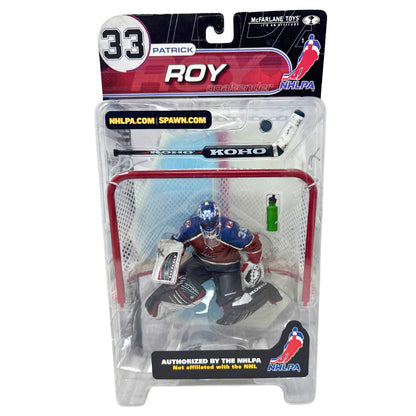 McFarlane NHLPA Patrick Roy Colorado Avalanche Maroon Jersey NHLPA Logo Figure