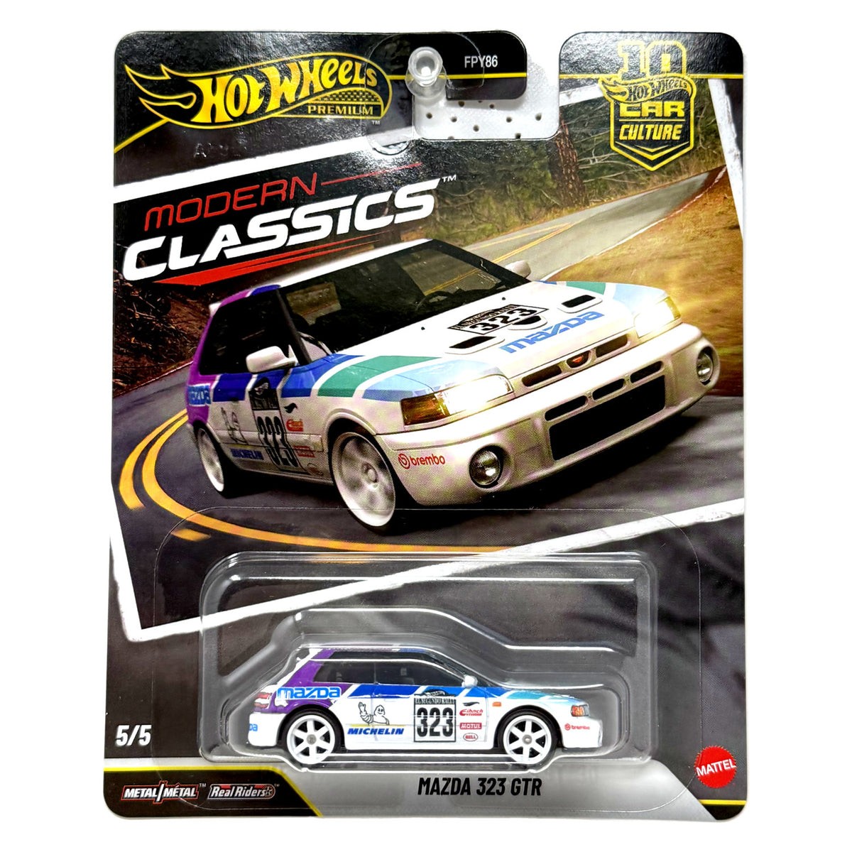 Hot Wheels Premium Modern Classics Mazda 323 GTR 1:64 Diecast