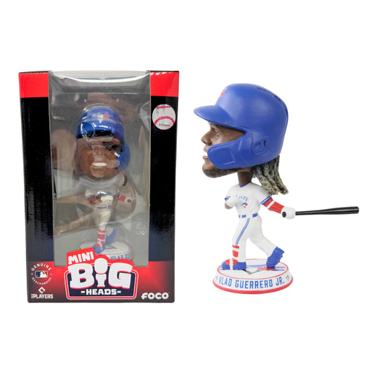 FOCO MLB Toronto Blue Jays Vladimir Guerrero Jr. Mini Big Heads Bobblehead