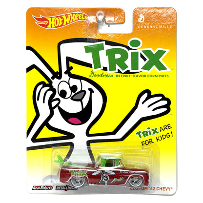 Hot Wheels General Mills Trix Custom 1962 Chevy 1:64 Diecast Real Riders