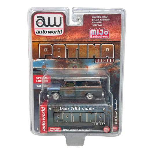 Auto World Patina 1965 Chevy Suburban 1:64 Diecast